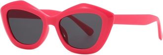 Generic Mens Sports Sunglasses Womens Outdoor Commuter Sun Glasses(Red)