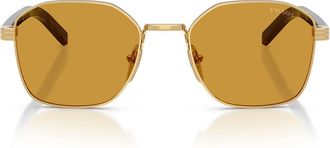 Prada Sunglasses Prc50 S 5 Ak50 P Gold/Dark Honey Men