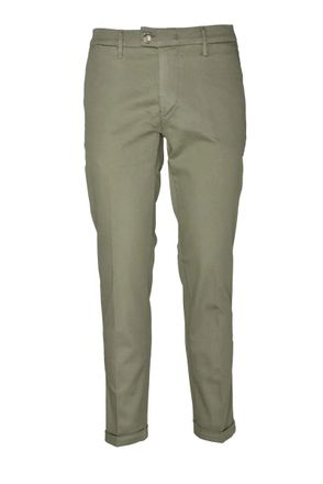 Re-hash Slim Fit Cropped Trousers with Innovative Stretch Blend