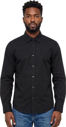 Diesel Black Regular Solid Shirt