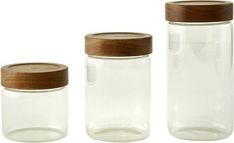 Bella Maison Austin Glass Storage Jar With Wooden Lid