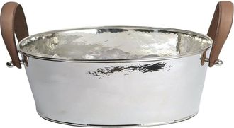 Edzard Design Champagnerkühler Gavin - vernickelt & gehämmert