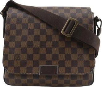 Louis Vuitton Pre-owned Borsa a tracolla District PM in tela Damier - - Pre-owned - Uomo - Marrone - ONE SIZE