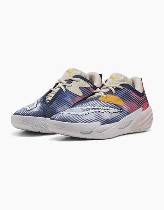 Puma Mens All Pro Nitro 2 Hooptopi Basketball Trainers - Blue - Size: 5.5 38.5