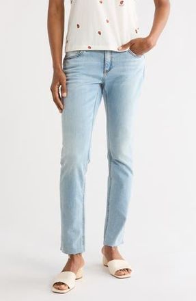 Rag & Bone Dre Low Rise Raw Hem Slim Boyfriend Jeans in Daphne at Nordstrom Rack, Size 32