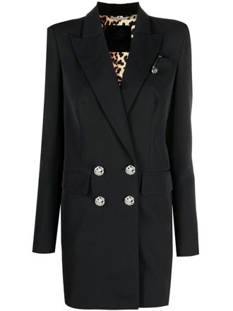 Philipp Plein Cady blazer dress - women - Spandex/Elastane/Polyester/Polyester - S - Black