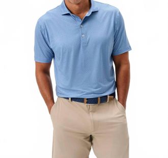 Johnnie-O Ralph Featherweight Performance Polo In Carbon Fiber