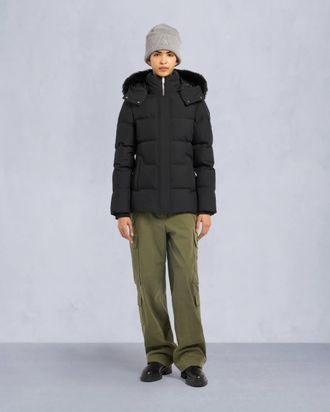 Moose Knuckles Womens Cloud Shearling 3q Jacket