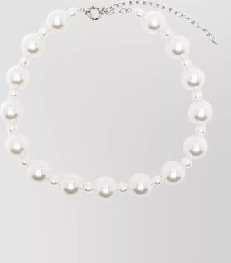 N&deg;21 pearl bead necklace adjustable chain design