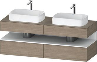 Duravit Qatego Consola Mueble Bajo Lavabo, 2 Extensiones, 2 - Duravit