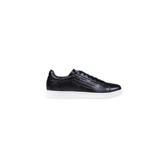Emporio Armani Heren Sneakers 7X000331 Af 10848 - Heren - Sneakers - Zwart - 46 EU - Leer - Schoenen