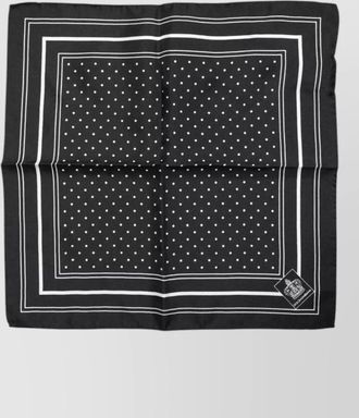 Dolce & Gabbana silk polka dot scarf