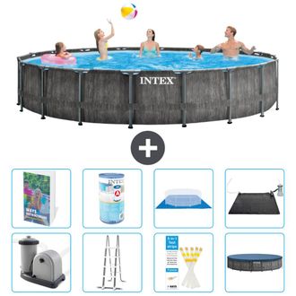 Intex Piscina Prism Frame Redonda - 549x122 Cm - 9-piezas S619
