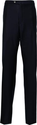 Corneliani mid-rise tailored trousers - men - Virgin Wool - 60 - Blue