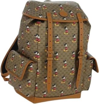 Gucci Pre-owned Backpacks, female, Brown, Size: ONE SIZE Pre-owned Vintage Shoulder Bag
