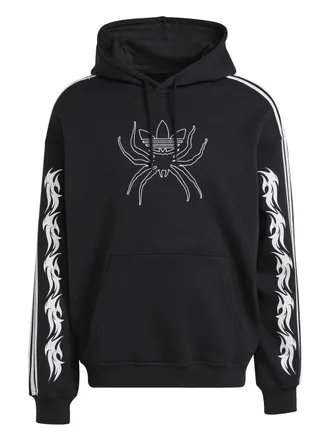 adidas Spiders-flame hoodie - men - Cotton - S - Black