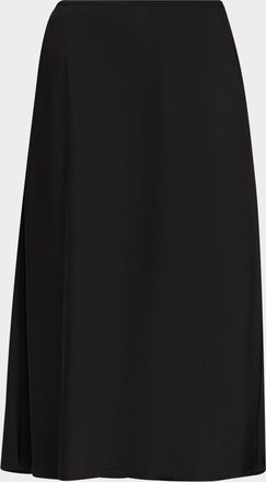 Lisa Yang Flared Silk Midi Skirt