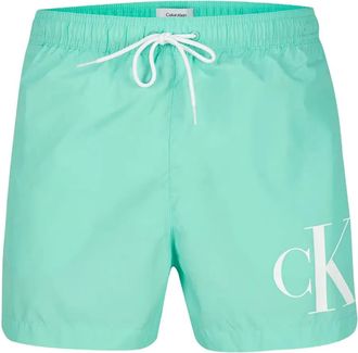 Calvin Klein logo-print swim shorts - men - Recycled Polyester - L - Blue