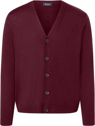 Maerz Cardigan - - Knitwear - Uomo - Rosso - 4XL