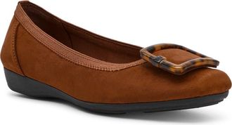 Anne Klein Umari Ballet Flat in Cumin at Nordstrom, Size 9.5