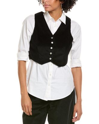 Donni. Cord Cropped Vest