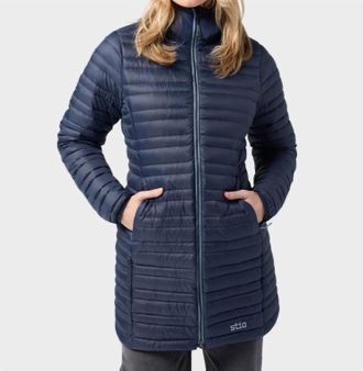 Stio Pinion Down Parka Jacket In Shadow