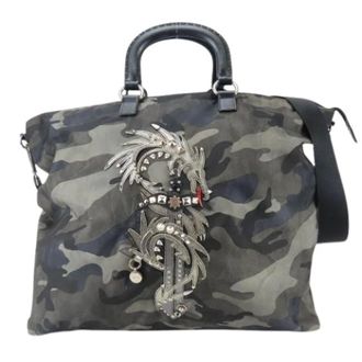 Prada Pre-owned Handbags, male, Multicolor, Size: ONE SIZE Pre-owned Vintage Tote