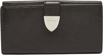 Gucci Pre-owned Wallets, female, Brown, Size: ONE SIZE Pre-owned Signoria Wallet