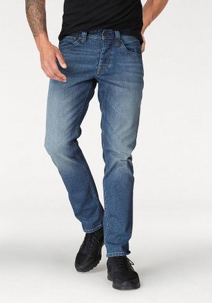 Pepe Jeans London Regular-fit-Jeans PEPE JEANS CASH, Herren, Gr. 30, L&auml;nge 32, blau (mid blau), Denim/Jeans, Obermaterial: 99% Baumwolle, 1% Elasthan, leichte Abriebeff