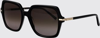 Ferragamo Occhiali da sole a farfalla in acetato con logo lettering e lenti scure