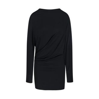 Jacquemus Kleedjes, Dames, Zwart, L, Zwarte Cruise Jurk