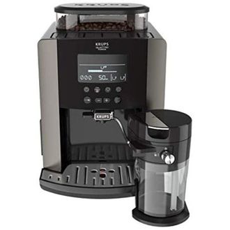 Krups Cafetera Superautomatica Krups Ea819e Quatro Force Arabica Latte Pewter