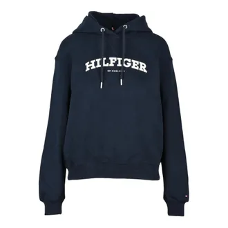 Tommy Hilfiger Donna, Felpe, Blu, XS, new