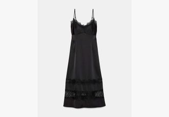 Kate Spade New York Lace Trim Satin Slip Dress