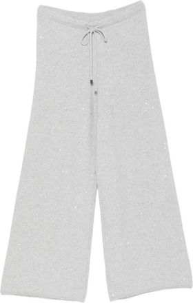 Antonelli Broeken, Dames, Grijs, L, Pailletten, Friuli 20901 Wijde Broek
