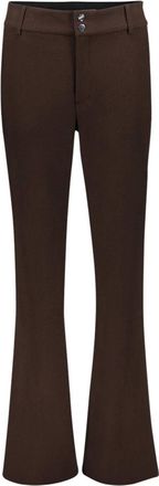 Geisha Pants Comfy - Dames - Broeken - Bruin - Maat: S Poliester