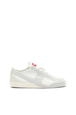 Diesel S-Slante-D-Sneakers in suede and leather with D logo - Sneakers - Man - Multicolor