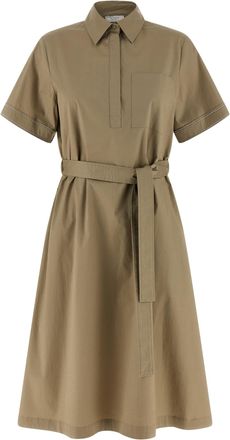 PESERICO Cotton Midi Womens Dress