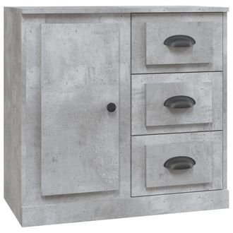 vidaXL Aparador De Madera Contrachapada Gris Hormig&oacute;n 70x35,5x67,5 Cm Vidaxl