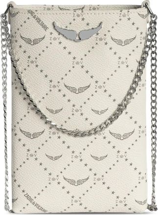 Zadig&Voltaire Pouch per smartphone Rock - Bianco