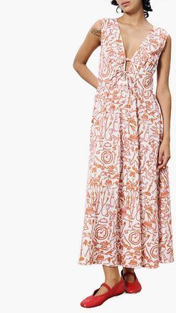 FRNCH Paulonie Sleeveless Sundress In Set Table