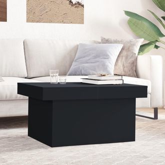 vidaXL Mesa De Centro Madera De Ingenier&iacute;a Negro 100x55x40 Cm Vidaxl
