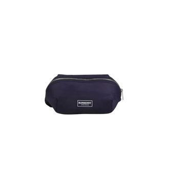 Burberry Ri&ntilde;onera Talbot con parche de logo - Bags - Hombre - Azul - ONE SIZE