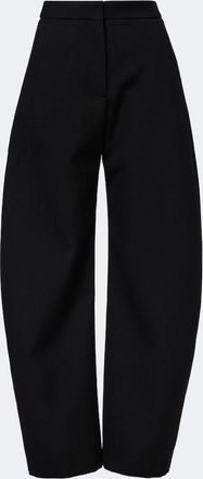 Alaia Ala&iuml;a Wool barrel-leg pants