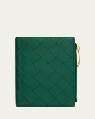 Bottega Veneta Small Bifold Zip Wallet
