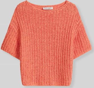 Marc O'Polo Relaxed Fit Pullover aus Baumwoll-Mix in Orange, Gr&ouml;&szlig;e XXL