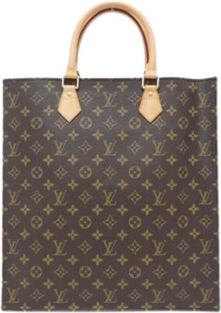 Louis Vuitton Pre-owned Canvas Tote Bag - Dames - Vintage Shopper - Bruin - ONE Size - Vintage