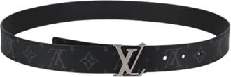 Louis Vuitton Pre-owned Canvas Riem - Dames - Vintage Accessoires - Zwart - ONE Size - Vintage
