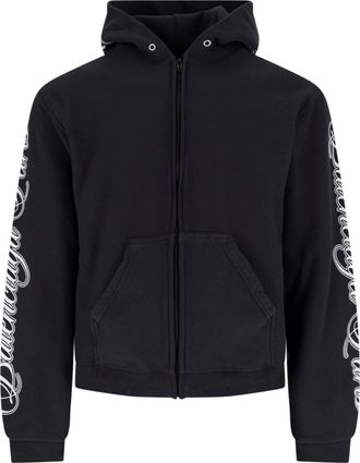 Balenciaga Felpa Zip Cursive