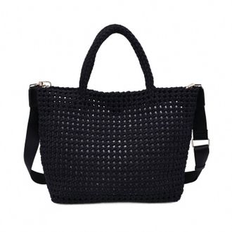 Sol and Selene Womens Ambrosia Medium Tote Bag In Black